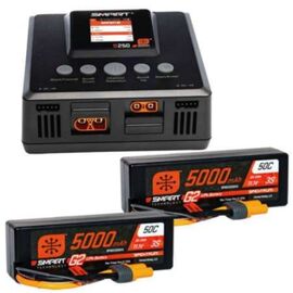 Smart Powerstage 6S Surface Bundle 2x 5000mAh 3S G2 Smart LiPo battery 1x S250 G2 2x50W Smart AC Cha