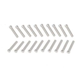 RC4WD Scale Hex Head Bolts M2x10mm Silver