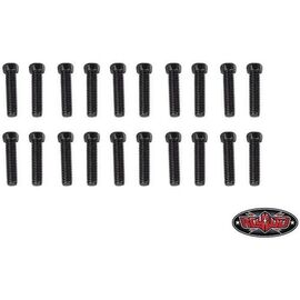 RC4WD Scale Hex Head Bolts M3x12mm Black