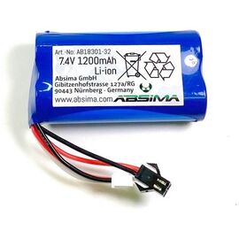 Absima Li-Ion Battery Pack (7.4 1200mAh)