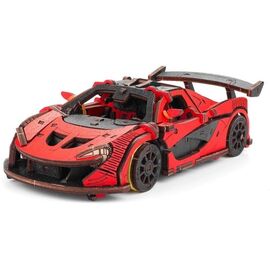 EWA Rennwagen 3D Holzbausatz Rot