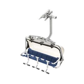 6er Sessel blau mit Haube grau 1:32