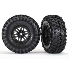 TRX8272-Tires and wheels, assembled, glued (S1 compound) (TRX-4 wheels, Canyon Trail 1.9 tires, foam inserts