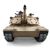 HL3918-1PRO-1:16 U.S.A M1A2 Abrams RC Main Battle Tank Incl. 2.4GHz Radio, Battery, Charger / Metal driving bear