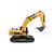 HUI1580-1:14Scale 2.4G 23CH FULL ALLOY RC Excavator