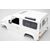 4-BR710069-1/10 unpainted Defender D90 Hard Plastic Body Kit with Interior Wheelbase 275mm
