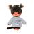 MONCHHICHI Sweater Red Heart Girl20cm
