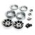 GM70424-Gmade 1.9 AR05 5 Lug Aluminum beadlock wheels (2)