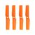 OMP Hobby Heckrotorblätter Orange (4Stk.)
