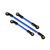 LEM8146X-Steering link, 5x117mm (1)/ draglink,&nbsp; 5x60mm (1)/ panhard link, 5x63mm (blue powder coated steel) (