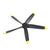 EFLP10905BL 10x9 5 Blade Prop Left, 4 image