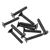 AXA0467 Hex Sckt Tapping Flat Hd M3x1 6mm Blck (10)