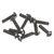 AXA116 Hex Socket Button Head M3x12mm Black (10)
