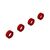 Aluminum Suspension Arm End Cap (Red) (4), 2 image