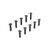 Flat Head Hex Machine Screw M3.5x16mm (10), 3 image