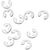 AR708001 Flange Lock Nuts 4mm (4), 2 image