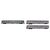 FS 3 voitures voyageurs UIC-Z1 A + 2B grises ép. V