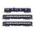 CIWL 3 voitures Train Bleu fourgon+2x Lx Set 1Ep. III