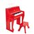 Piano à touches lumineuses avec tabouret rouge FSC, 2 image