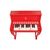 Piano à touches lumineuses avec tabouret rouge FSC, 3 image
