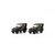 Set de 2 jeeps Willys M38A1 de l'armée