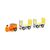 ARW85.008703-SBB NEFAG Schlepper 3-Rad mit 2 Trolleys SBB