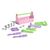 Set d'outils - Rose, 2 image
