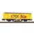 CFF Wagon nettoyeur de rails jaune avec graffiti Ep.