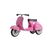 ARW46.800048-Primo Classic Ride-on pink