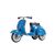 Primo Classic Ride-on blue, 2 image