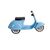 Primo Classic Ride-on bleu clair, 2 image