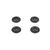 Disques de fixation de spoiler Buggy 1:8 Top Line