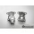Gmade Aluminum Straight axle adapter (2) for R1