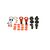 SHOCK SET V2 12mm BORE SHARED PARTS SET (1 PAIR)