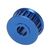 POULIE 19D LATERALE (ALUMINIUM BLEU - KYOSHO V1R), 2 image