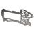 E-ZILLA - SUPER FLARE MAIN CHASSIS SET(7075/GUN METAL)