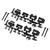 Pulse - Composite Centre Diff Mount Set, 3 image