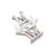 Blitz Ese- Set support d'amortisseurs rigide (blanc)
