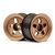 TARMACR40 WHEEL BRONZE 52X31X+10MM OFFSET (2PCS)