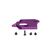 HEATSINK MOTORPLATE (PURPLE)    PRO 3
