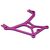 ALUMINIUM REAR BRACE 2,0MM SET (PURPLE/PRO 3)