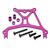 ALUMINIUM REAR BRACE 2,0MM SET (PURPLE/PRO 3), 2 image