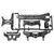 CARBON GRAPHITE BATTERY BRACE/SHOCK TOWER (PRO 3), 2 image