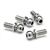 KUGEL 4.3X11.5MM (4-40/HEX/SILBER/4STK)