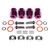 ALUMINUM WIDE HEX HUB 24mm (PURPLE), 2 image
