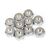 BAJA 5b - ALUMINIUM MUTTER LIGHT M5 (SILVER/10pcs ), 2 image