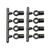 ROD END 5.8 X 12MM (SHORTER) ( 8PCS), 2 image