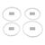 Baja 5b - Wheel Bead Lock Rings (White/2 wheels), 2 image