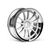 FELGEN WORK XSA 02C 26mm CHROM/WEISS (3mm OFFSET), 2 image