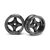 Cup Racer - MX60 FELGEN 4 SPOKE  GUNMETAL (6mm OFFSET/2pcs)